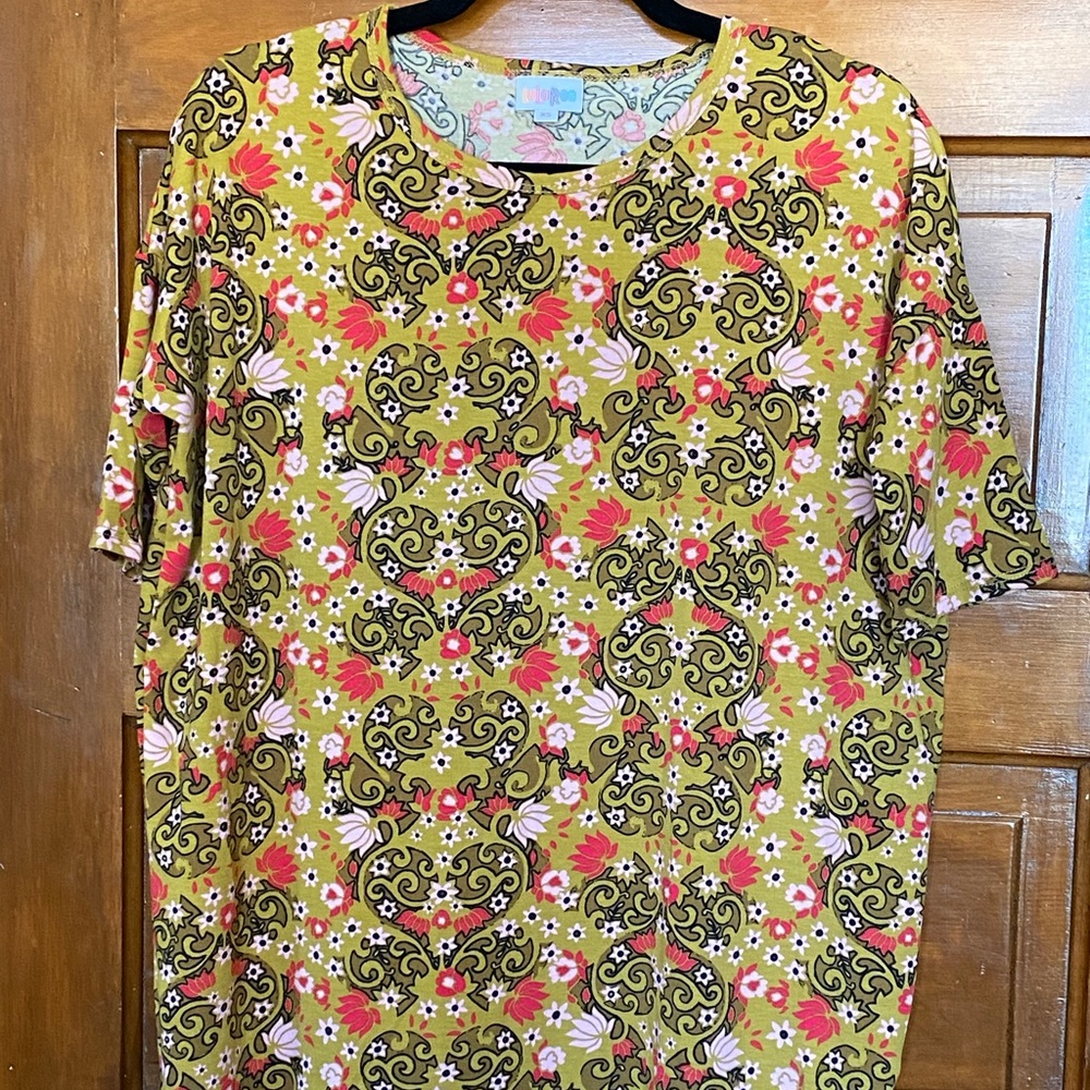 LLR Irma tunic in a fun vintage like print.
